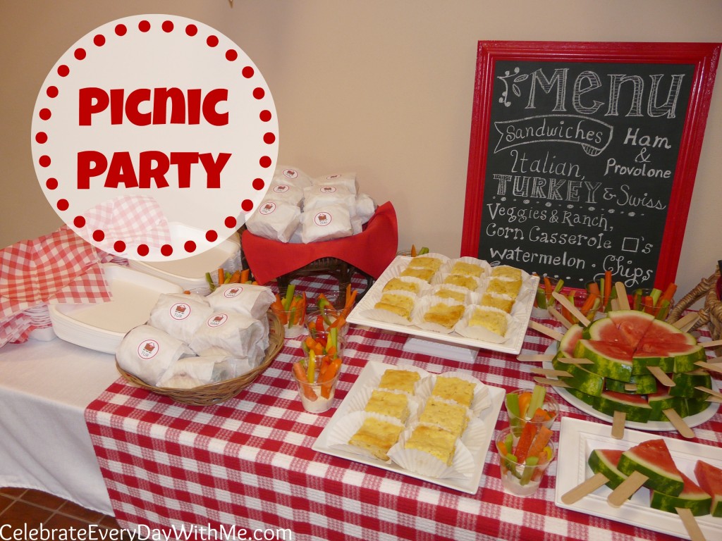 A Picnic Party | Celebrate Every Day With Me