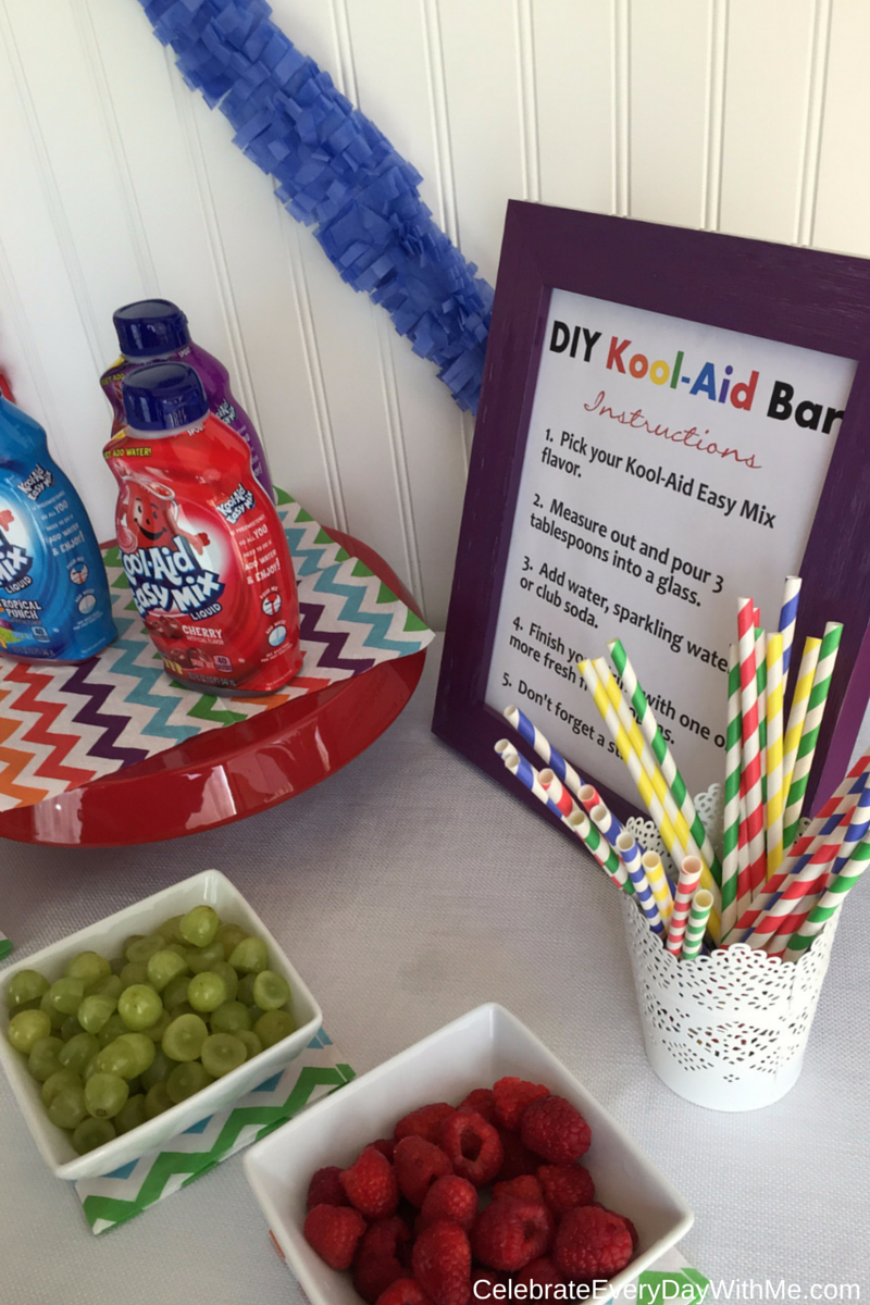 the DIY KoolAid Easy Mix bar Celebrate Every Day With Me