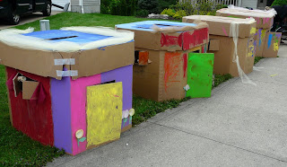 September 28: Big Cardboard Box Village!!!