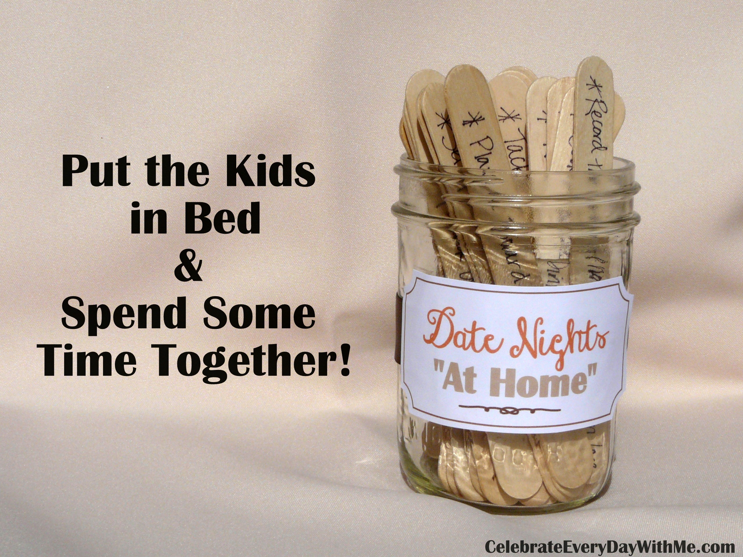 30 Ideas for Date Nights "At Home" - Celebrate Every Day With Me