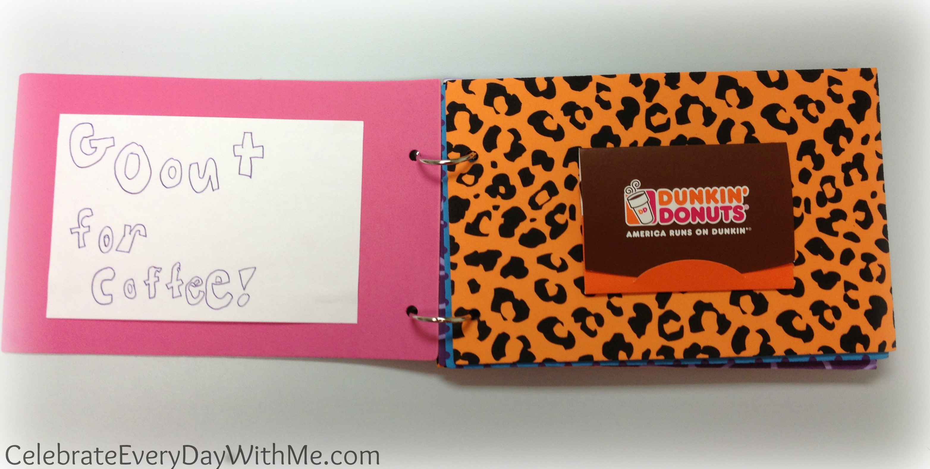 Gift Card Booklet - Celebrate Every Day With Me