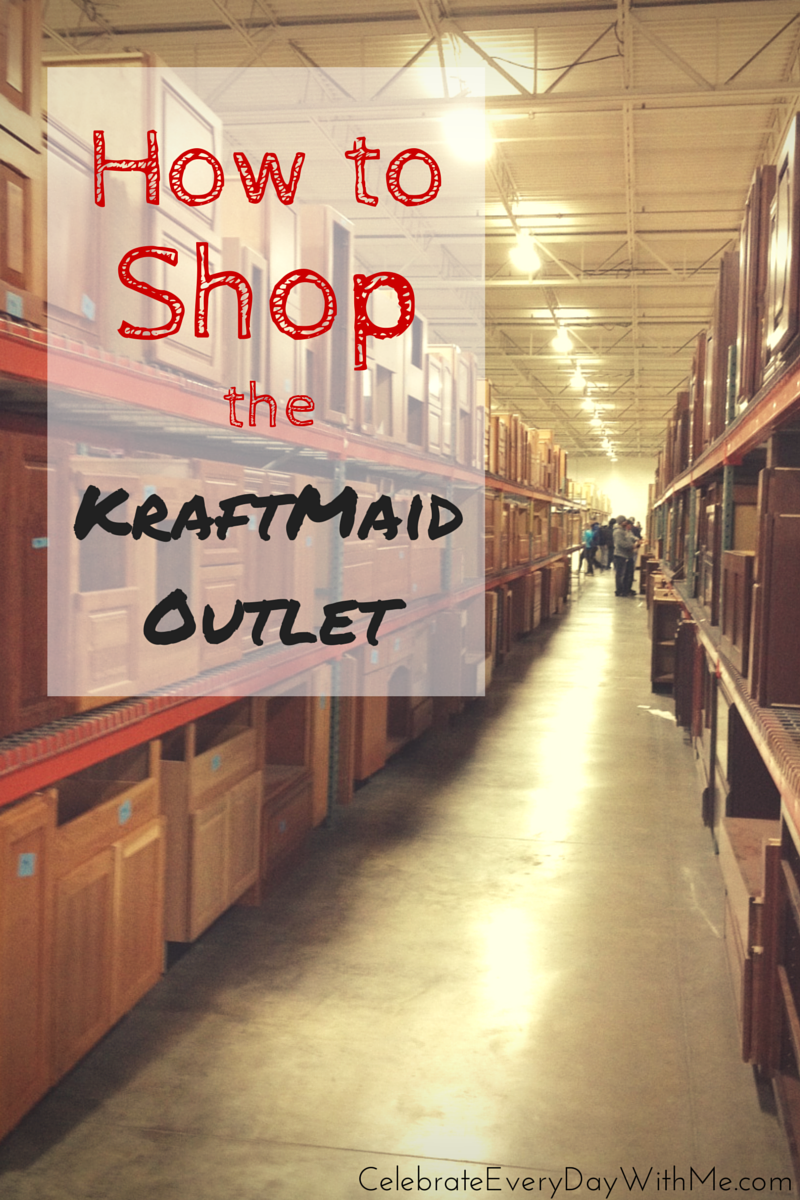 outlet cabinets for the kitchen on How To Shop The Kraftmaid Outlet Celebrate Every Day With Me
