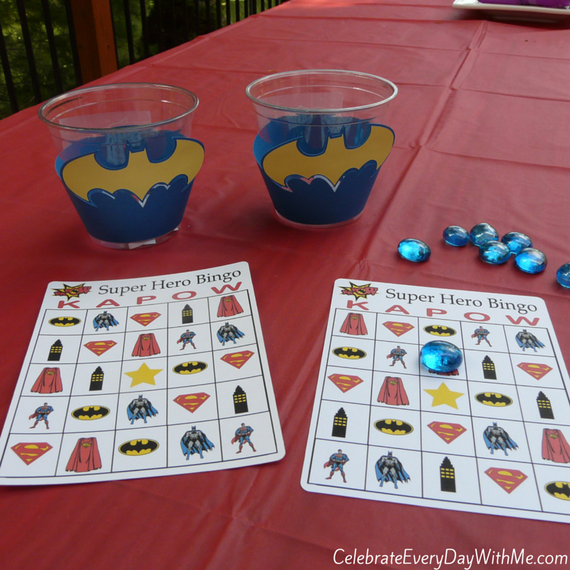 Awesome Superhero Party Games Celebrate Every Day With Me