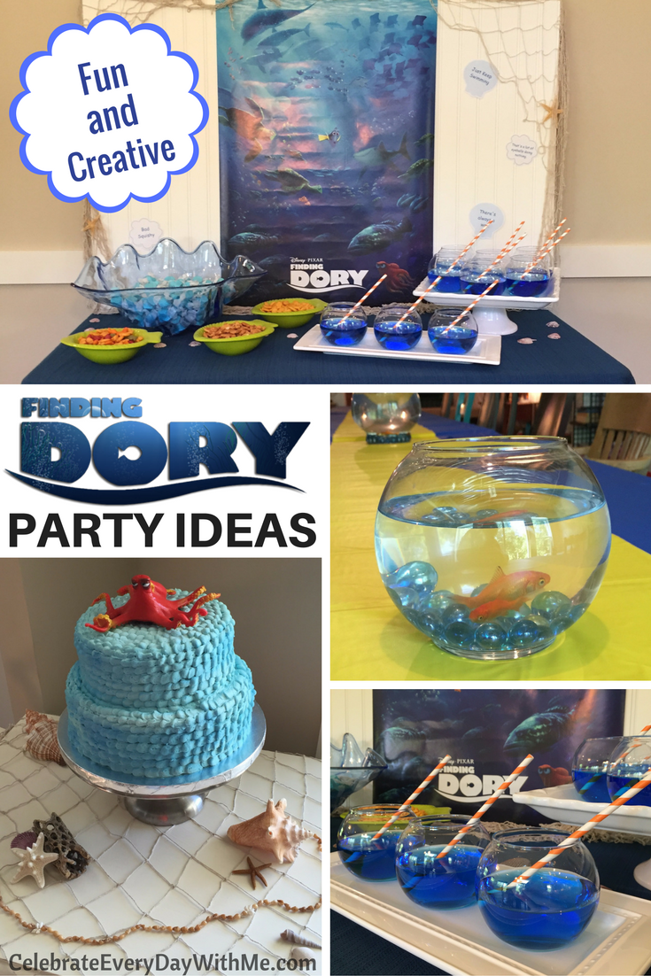 How to Throw a Fun Creative  FINDING DORY Party  