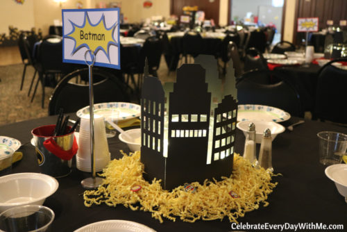 Fantastic Decorating Ideas  for an Adult  Superhero Party 